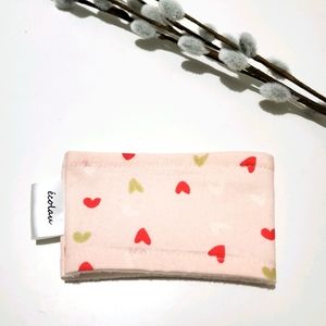 Reusable coffee mug fabric sleeve